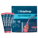 DripDrop Hydration Packets - Καρπούζι - Μονό σερβίρετε Ηλεκτρόλυτες Powder Mix - Μη ΓΤΟ, Χωρίς Γλουτένη, Vegan - 32 Sticks