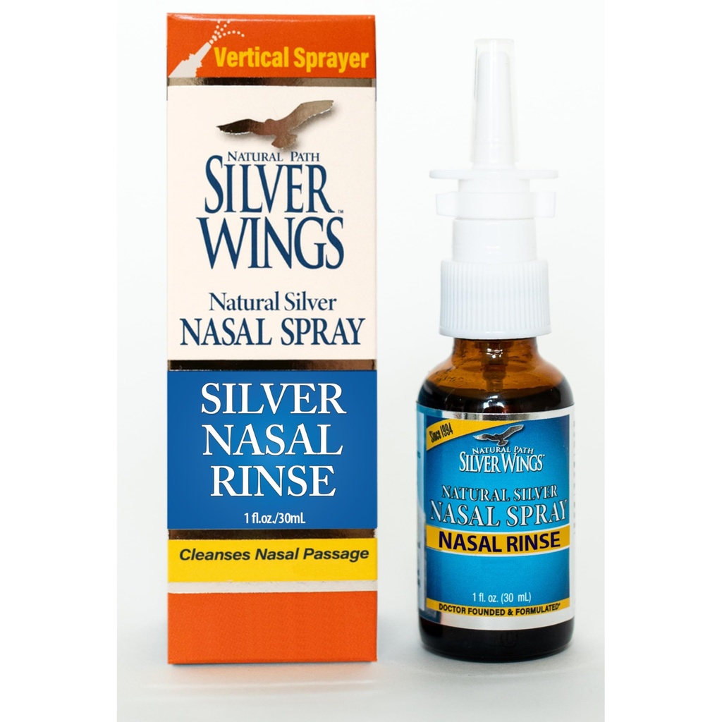 Φυσικό μονοπάτι Silver Wings Sinus Relief Φυσικό Silver Nasal Spray - 50ppm - 1oz