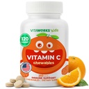 Παιδιά Βιταμίνη C Μασώμενα Δισκία 250mg - Vegan, GMO-free, Gluten Free, Nut Free Βιταμίνες - Συμπλήρωμα διατροφής για την υποστήριξη του ανοσοποιητικού - για παιδιά - 120 Μασώμενα