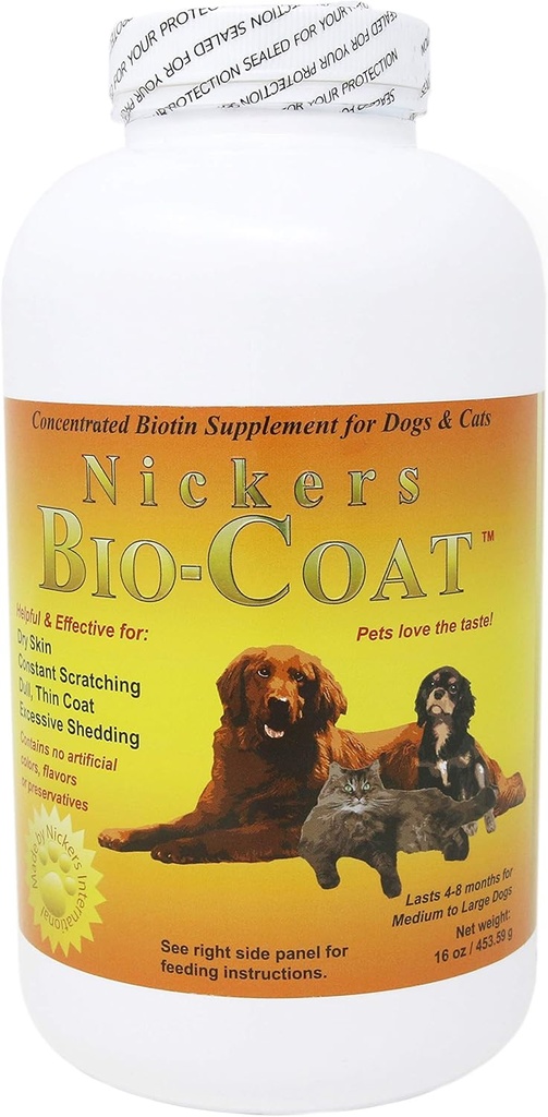 Bio Coat συμπυκνωμένο συμπλήρωμα βιοτίνης - 16 oz