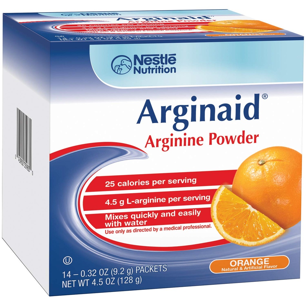 Novartis Διατροφή Arginaid - Πορτοκαλί (κουτί των 14 πακέτα 9,2g)