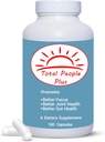 Total People Plus - Multivitamin & Minerals for Adults - Διαιτητικά Συμπληρώματα Πλούσια σε Μείζονα Ορυκτά με Μίξη Βιταμινών Α, Δ και Ε - Ενισχύει την Ενέργεια και την Ζωτικότητα - 180 Κάψουλες