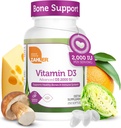 Zahler - Advanced Vitamin D3 2000 IU Softgels (250 Count) Kosher Vegetarian Friendly Vitamin D for Immune Support, Bone, Teeth & Muscle Health - Καθημερινή D3 συμπλήρωμα βιταμίνης για ενήλικες - Easy Swallow V