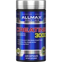 ALLMAX Essentials - Creatine Monohydrate, Micronized Creatine Powder for Strength and Muscle Recovery, Gluten Free & Fast Absorbing, 120 Capsules