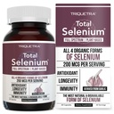 Ολικό Σελήνιο - 200 mcg, Φυτικό Σελήνιο - Full Spectrum, Περιέχει 4 Βασικές Οργανικές Μορφές Σεληνίου Συμπεριλαμβανομένης Σεληνομεθειονίνης - που προέρχονται από Σκόρδο - 60 Κάψουλες