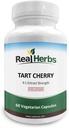 Real Herbs Tart Cherry 4:1 Extract 1000mg - 60 κάψουλες χορτοφάγων