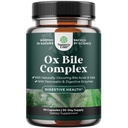 Digestive Enzymes with Ox Bile - Ox Bile Συμπληρώματα για Όχι Gallbladder με Trypsin, Papain & Bromelain Ένζυμο για Pancrease Cleanse & Detox - Pancreatin Digestion Enzymes for Women & Men - 90 Ct