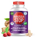 Δρ Barton’s Nausea Stop - Φυσικό Τζίντζερ, Μη-Νύχια Ναυτία χάπια ανακούφισης για ενήλικες & παιδιά, Anti Nausea, Αναστατωμένο Στομάχι, Πρωινή Ασθένεια & Εγκυμοσύνη Ναυτία - Απαραίτητα Ταξίδια - 80 Κάψουλες (1 Συσκευασία)