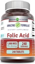 Amazing Formulas Folic Acid 1000 Mcg (1 Mg) 