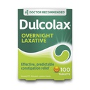 Dulcolax Διεγερτικά Laxative Tablets, Πρόβλεψη & Αποτελεσματική ανακούφιση δυσκοιλιότητας, Relives Straining & Bloating, Bisacodyl 5 mg, 100 Count