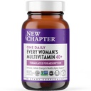 New Chapter Women’s Multivitamin 40+, extra B6 & B12, Biotin for Hair Growth, D3, Vit C, Zinc for Immune & Stress Support, Gentle on an Empty Stomach, One Daily, Non-GMO, Gluten-Free, 72 Tablets