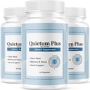 (3 Pack) Quietum Plus - Official Quietum Plus Advanced Supplement Formula, Original Quietum Plus Reviews, All Natural QuietumPlus Advanced Formula for Healthy Ear, 180 κάψουλες για 3 μήνες