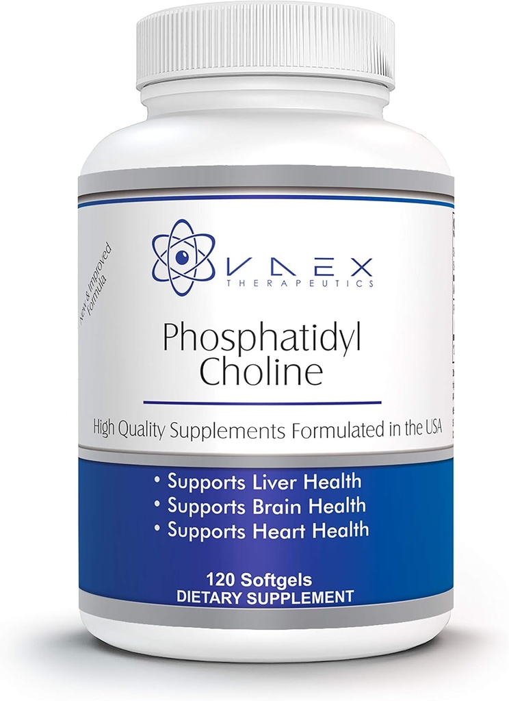 Phosphatidylcholine PC 120 Softgels για υποστήριξη ήπατος και εγκεφάλου (120)