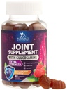 Κοινή Υποστήριξη Gummies Glucosamine Plus Vitamin E - Το συμπλήρωμα κοινής υποστήριξης της φύσης για την περιστασιακή δυσφορία για την πλάτη, τα γόνατα και τα χέρια - Cartilage & Joint Health & Flexibility Support - 60 Gummies