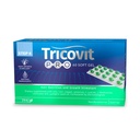 Tricovit Pro συμπλήρωμα ανάπτυξης μαλλιών - Θεραπείες απώλειας μαλλιών για γυναίκες & άνδρες Αναπτύχθηκε από δερματολόγους - Περιέχει DHT αποκλειστές, Αμινοξέα & Βιταμίνες για την προώθηση της αναγέννησης κυττάρων (60 Softgels)