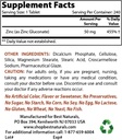 Zinc Gluconate 50mg & Vitamin B12 6000 mcg