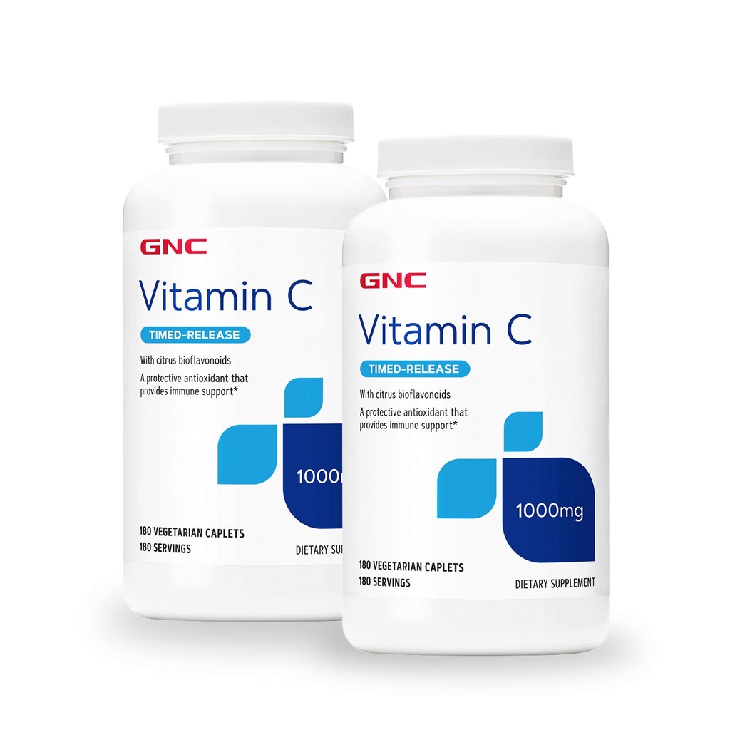 GNC Βιταμίνη C Timed-Release 1000 mg - Twin Pack