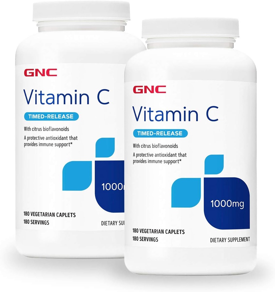 GNC Vitamin C Timed-Release 1000 mg - Twin Pack