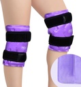 ReVIX Reuse Reuseable Knee Ice Pack Wrap για την ανάκτηση μετά την προπόνηση, Gel Ice Pack Knee με Ψυχρή Θεραπεία Συμπίεσης, Soft Plush Cover και Hands-Free Εφαρμογή, Ένα σύνολο από δύο