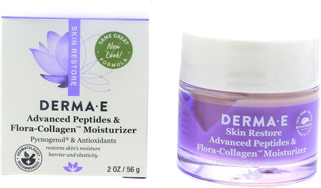 Derma E Peptides Plus Ρυτιδοποίηση αντίστροφη Κρέμα - 2 oz
