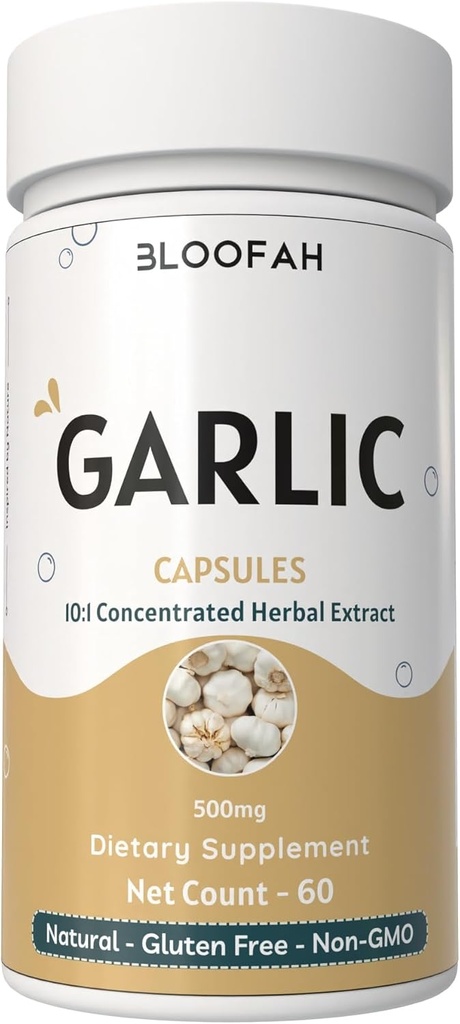 Κάψουλες σκόρδο 500mg 