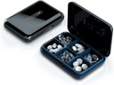 Daily Pill Organizer, Pill Box for Purse - Dtouayz Travel Pill Case, Συμπλήρωμα βιταμίνης και φαρμακευτικής θεραπείας Αδιάβροχη 6 Κάτοχος Ιατρικής Διαμερίσματος, Εβδομαδιαία (Έξι ημέρες) Μεγάλο Δοχείο Χάπια, Μαύρο