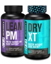 Jacked Factory Lean PM Night Time Fat Burner, Sleep Aid Suppressant, & Opetite Suppressant (60 κάψουλες) & Dry-XT Απώλεια βάρους νερού Διουρητικά χάπια (60 κάψουλες)