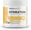TransformHQ Hydration 42 Servings (Pina Colada) - Electrolytes, Mental Clarity, Vitamins