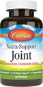 Carlson - Nutra-Support Joint, Glucosamine Chondroitin & MSM, Κοινή λειτουργία, Cartilage Support & Optimal Wellness, 60 δισκία