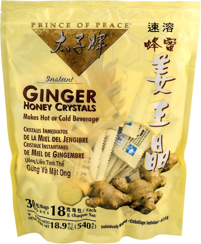 Πρίγκηπας Ειρήνης Ginger Κρύσταλλοι Μέλι 30 Ct