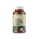 Alpha Focus Nootropic - Memory and Focus Brain Booster Supplement with Choline, Citicoline, GPC, L-Tyrosine, Bacopa Monnieri, DMAE, Gingko Biloba, Lion's Mane, Niacinamide - 60 Capsules