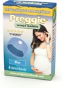 Τρεις Lollyes Pregie Anti-Nausea Wristbands – Πρωινή Αρωγή Ασθένειας –- Παράπλευρο Εφέ Δωρεάν - 2 Κόμη (4 Wristbands) - Μπλε