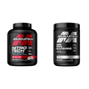 Muscletech Whey Protein Powder Nitro-Tech Whey Protein Isolate & Glutamine Powder 100% Pure L Glutamine Powder 