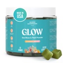 Akasha Superfoods Sea Moss Glow Gummies, Hair, Skin & Nails Βιταμίνες με Seamoss, Pearl Powder, Vitamin E, Aloe Vera, Liposomal Vitamin C, και Irish Sea Moss, Gummies for Women & Men, 60 Count