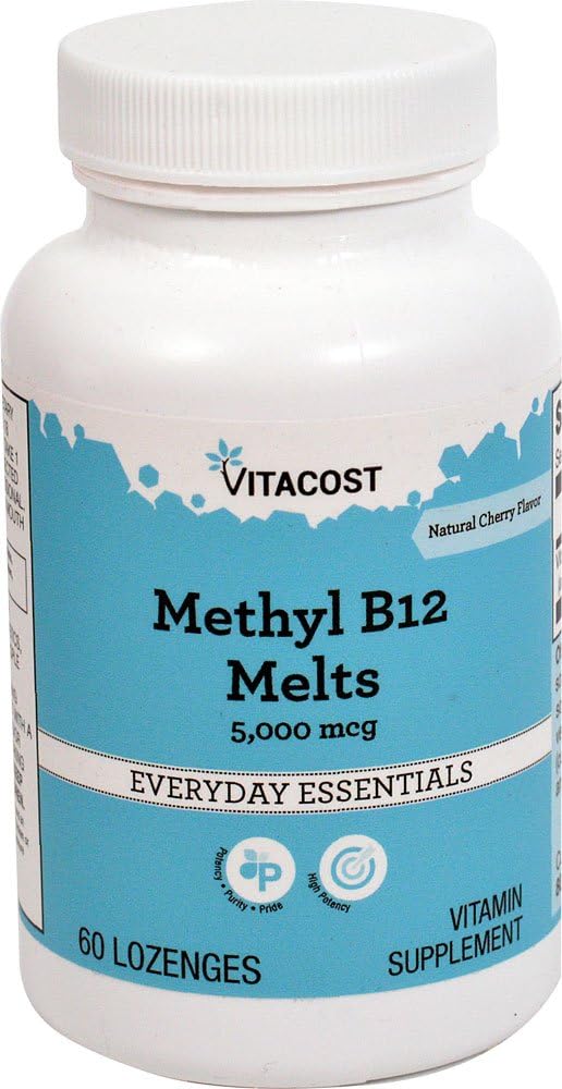 Vitacost Methyl B-12 Sublingual - 5000 mcg - 60 Lozenges