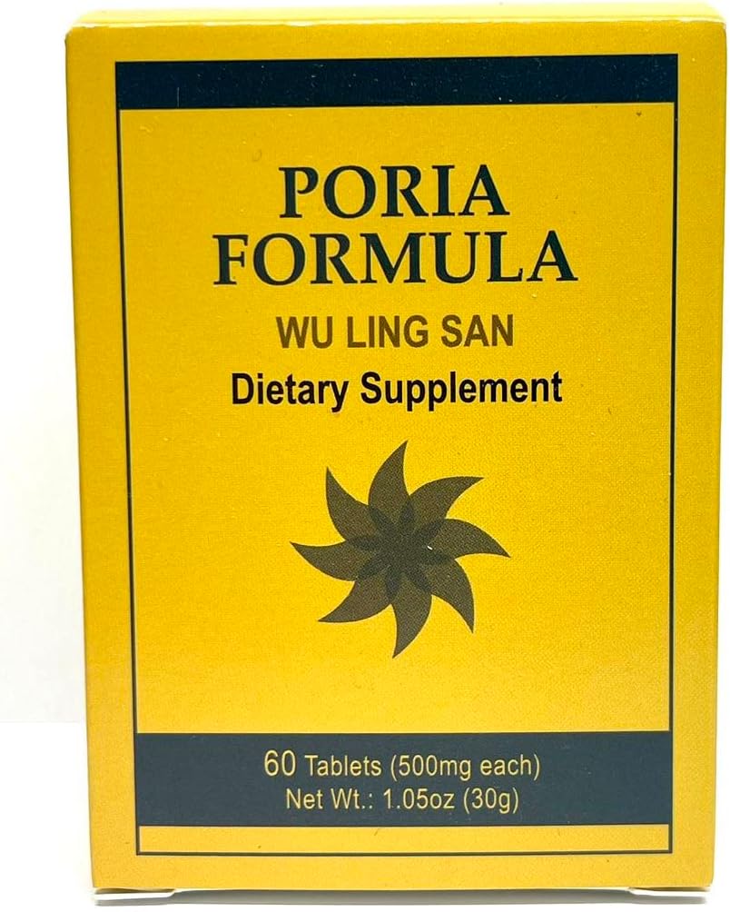 Poria Formula - Wu Ling San βοτανικό συμπλήρωμα βοηθά στην προώθηση του ουροποιητικού συστήματος και ενισχύει το Spleen 60 δισκία 500mg/κάθε ένα Made in USA