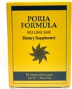 Poria Formula - Wu Ling San Herbal Supplement Helps Promote The Urinary System and Strengthens The Spleen 60 Tablets 500mg/each Made in USA