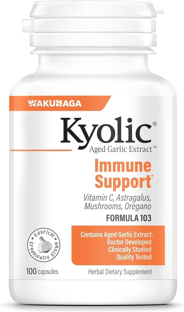 Kyolic Aged Garlic Extract Formula 103, Immune Support