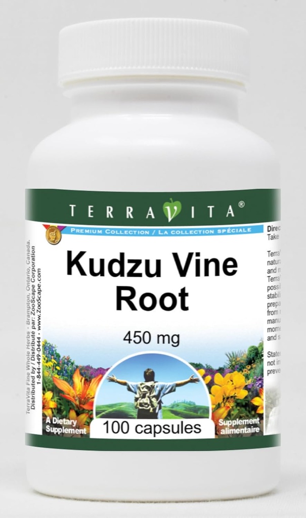 Kudzu Vine Root - 450 mg (100 κάψουλες, ZIN: 511857)