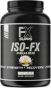 FX SUPPS ISO-FX 100% Isolate Whey Protein Powder (Vanilla) Ιδανικό συμπλήρωμα αποκατάστασης μετά την προπόνηση με Complex BCAA & EAA Blend για άνδρες και γυναίκες, υποστηρίζει την αποκατάσταση των μυών και την ανάπτυξη, 2.0 Λίρες