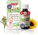 CATALO Baby’s Algae DHA DHA DHA Drops - Συμπλήρωμα Ωμέγα-3 με βάση το φυτό για βρέφη - Χωρίς ιχθυέλαιο, χωρίς τεχνητές πρόσθετες ύλες - Easy-to-Χρήση Υγρά DHA Συμπληρώματα - 30ml (1 fl oz)