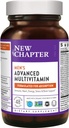 New Chapter Men's Multivitamin, Every Man, Fermented with Probiotics + Σελήνιο + Β Βιταμίνες + Βιταμίνη D3 + Βιολογικά Μη-ΓΤΟ Συστατικά - 48 ct (Packaging May Vary)