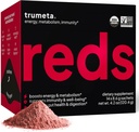 Superfood Reds Powder Packs - για ανοσοποιητική υποστήριξη και μνήμη I Reds Superfood Powder Αντιοξειδωτικά Πολυφαινόλες Μείγμα οργανικών Acai Berry, Goji Berry, Ρόδι - 14 Σακάκια