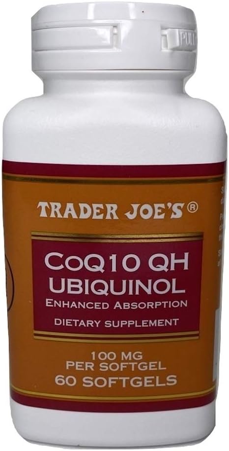 CoQ10 του εμπόρου Joe UBIQUINOL Ενισχυμένη απορρόφηση 100mg 60 Softgels