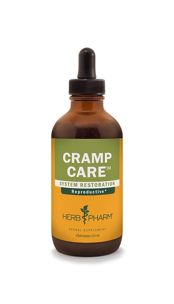 Herb Pharm Cramp Care Υγρό εκχύλισμα βοτάνων σταγόνες για την υποστήριξη ενός υγιούς εμμηνορροϊκού κύκλου, 4 Oz