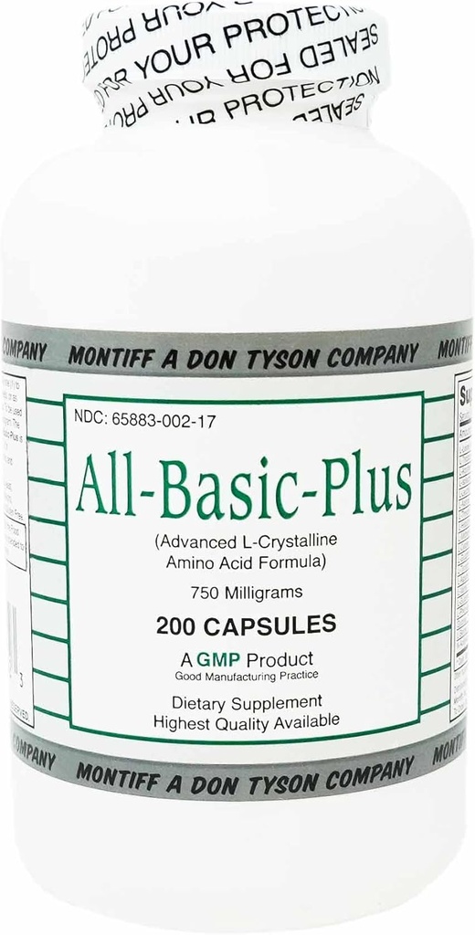 Montiff όλα τα βασικά Plus Advanced Amino Acid Formula 200 κάψουλες