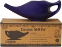ΑΡΧΑΙΑ IMPEX Κεραμικό Neti Pot 250 min (Violet) με 5 φακίδες Neti Salt 