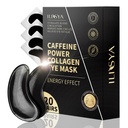 ROUSE Collagen Under Eye Patches with Caffeine Eye Treatment Mask for Dark Circles Fatigue Puffiness Refreshing Repitalizing Skin Care Eye Gel Pads-20 Pairs