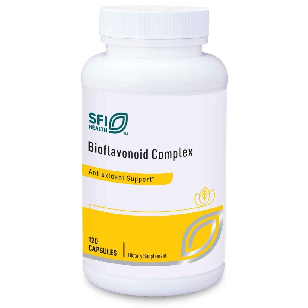 Klaire Labs SFI Health Bioflavonoid Complex - Immune, Cardiovascular & Antioxidant Support Supplement with Citrus Bioflavonoids, Quercetin & Rutin (120 Capsules)