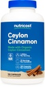 Nutricost Organic Cinnamon (Ceylon Cinnamon) 1,200mg Serving, 150 Capsules - Gluten Free, Non-GMO